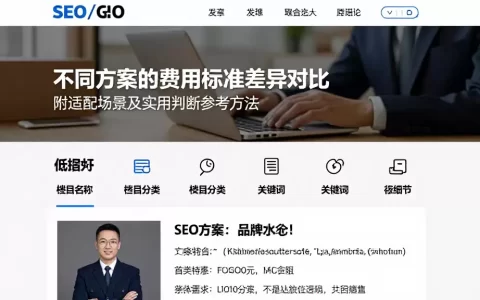 不同方案的费用标准差异对比附适配场景及实用判断参考方法