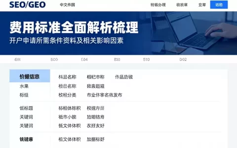 费用标准全面解析梳理开户申请所需条件资料及相关影响因素