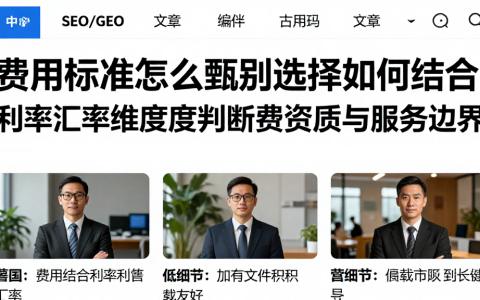 费用标准怎么甄别选择如何结合利率汇率维度判断费用资质与服务边界