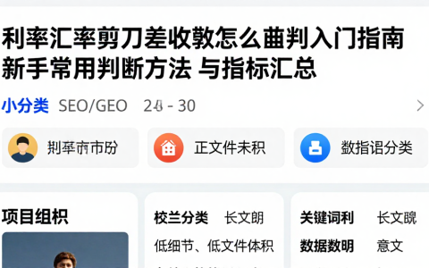 利率汇率剪刀差收敛怎么研判入门指南新手常用判断方法与指标汇总