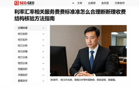 利率汇率相关服务费用标准怎么合理判断理清收费结构核验方法指南