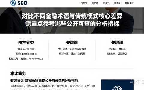 对比不同金融术语与传统模式核心差异需重点参考哪些公开可查的分析指标